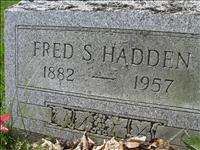 Hadden, Fred S